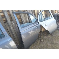 двері задні ліві nissan micra k12 темно сірі 